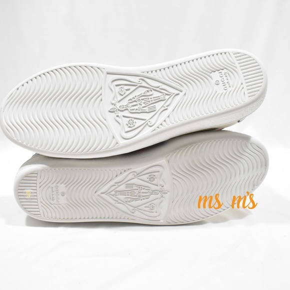 NIB Gucci Signature Web stripe high top sneaker - Picture 8 of 8